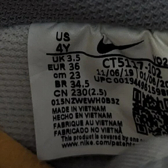 Nike Air Force 1 React D/MS/X 4Y - Picture 10 of 11